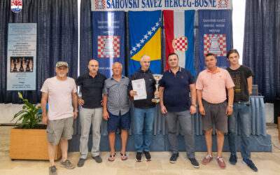 Završeno 26. Ekipno natjecanje Prve šahovske lige Šahovskog saveza Herceg-Bosne