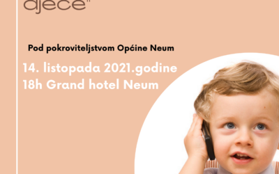 Predavanje na temu “Utjecaj mobitela na mentalno zdravlje djece” pod pokroviteljstvom Općine Neum
