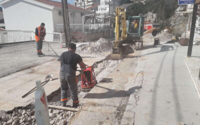Nastavak infrastrukturnih radova u Neumu, započeli radovi na kanalizaciji u Dalmatinskoj ulici