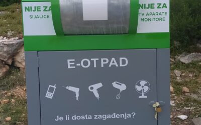 FOTO | U Neumu postavljen prvi e-kontejner za električni i elektronski otpad