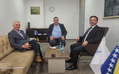 Načelnik Jurković i ministar Hasičević razgovarali o unaprijeđenju trgovinskog sektora