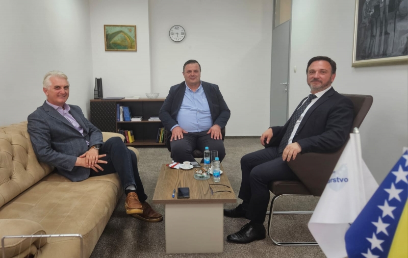 Načelnik Jurković i ministar Hasičević razgovarali o unaprijeđenju trgovinskog sektora