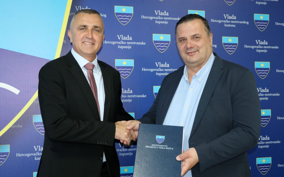 Načelnik Dragan Jurković potpisao ugovor s ministarstvom prometa i veza HNŽ-a u iznosu od 200.000,00 KM