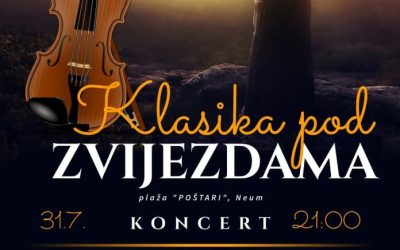 Najavljujemo koncert “Klasika pod zvijezdama”