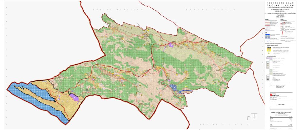 Obavijest o Javnom izlaganju Nacrta Izmjena i dopuna Prostornog plana Općine Neum