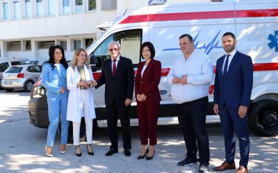 Premijerka Buhač s ministrima u posjeti Općini Neum: Novo sanitetsko vozilo i nastavak ulaganja u Neum