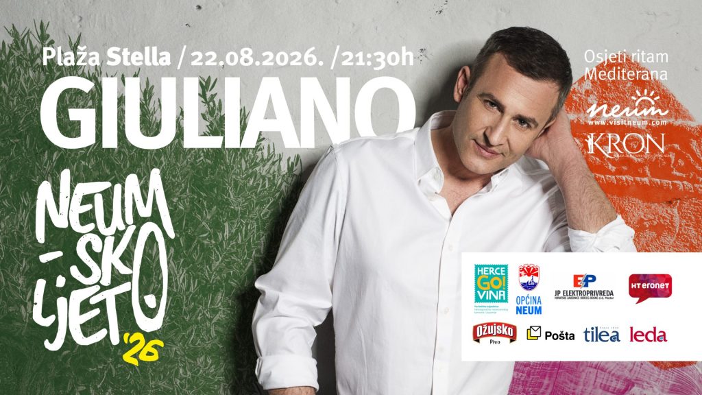 NAJAVA: Veliki koncert Giuliana u Neumu